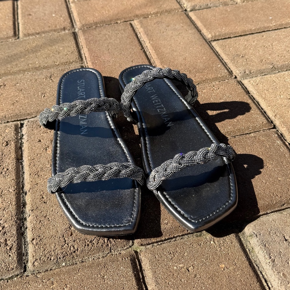 Stuart Weitzman Braided Sandals